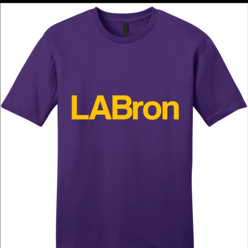 LA Style Lebron James t shirt   (price not 100!)